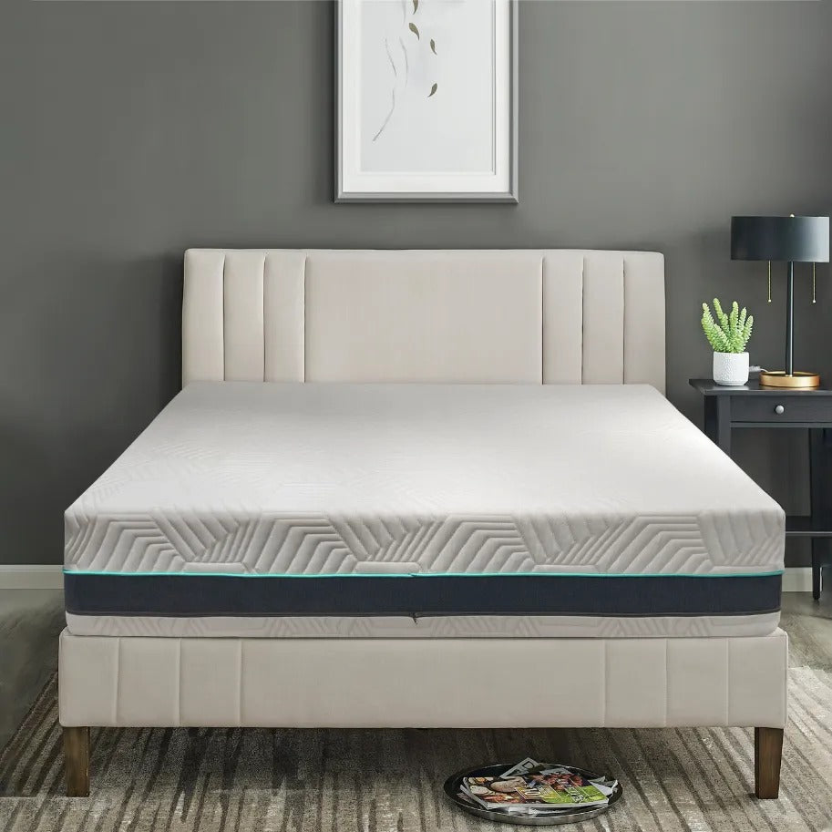DOMS 12 Inch Medium Plush Gel Memory Foam Mattress Lifestyle