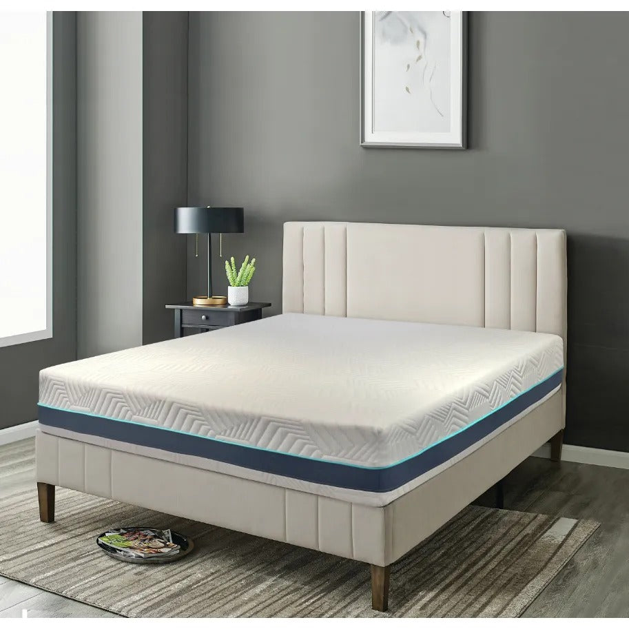 DOMS 12 Inch Medium Plush Gel Memory Foam Mattress Main