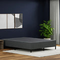 Doms Heavy Duty Metal Platform Bed Frame Corner View In Bedroom