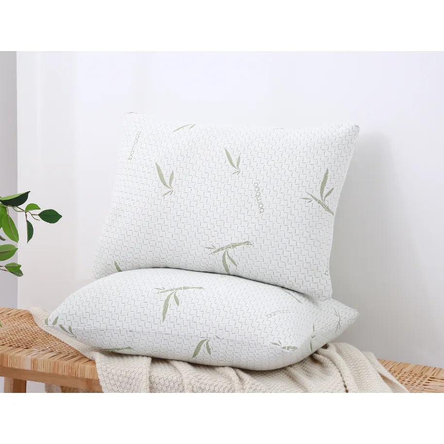 DOMS Shredded Memory Foam Pillow Stack Upright