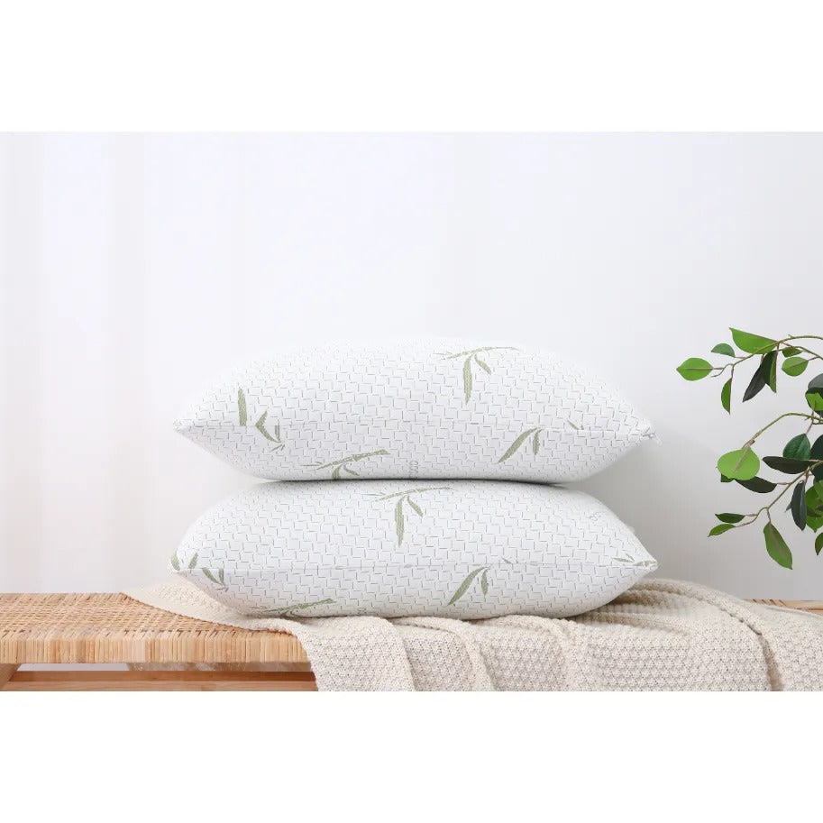 DOMS Shredded Memory Foam Pillow Stack